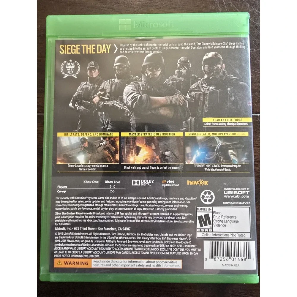 Tom Clancy's Rainbow Six: Siege for Xbox‎ One